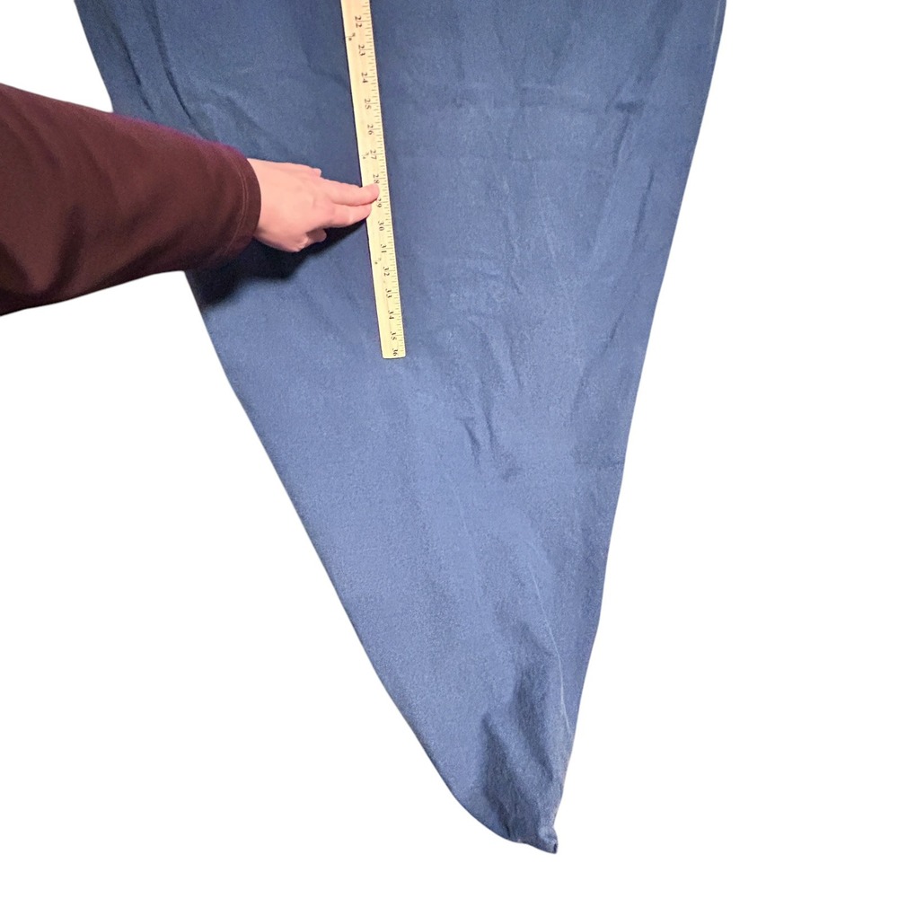 Denim Bean Bag Storage For Stuffed Animals, Blankets X-large‎ 55"D x 36"W x 36"H - Picture 6 of 8